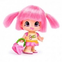 Laleczka Pinypon  z włosami różowa - zdjęcie zabawki, gry
