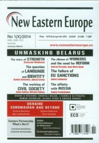 New Eastern Europe 1/2014 - okładka książki