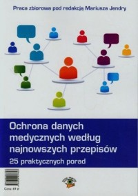 Ochrona danych medycznych według - okładka książki