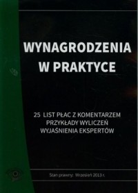 Wynagrodzenia w praktyce. 25 list - okładka książki