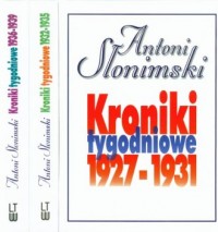 Kroniki tygodniowe. 1927-1931 / - okładka książki
