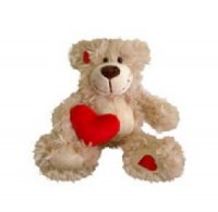 Miś Scotty z sercem (23 cm) - zdjęcie zabawki, gry