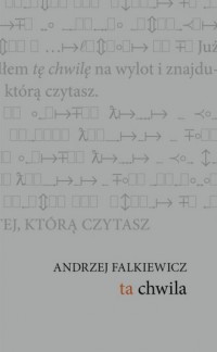 Ta chwila - okładka książki