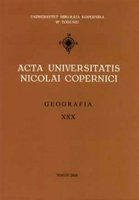 AUNC, Geografia XXX - okładka książki
