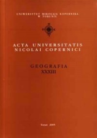AUNC, Geografia XXXIII - okładka książki