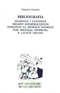 Bibliografia zwartych i ulotnych - okładka książki