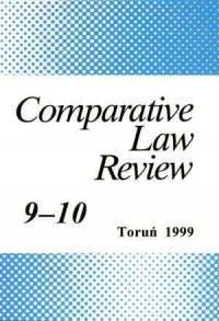 Comparative Law Review. Tom 9-10 - okładka książki