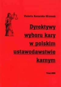 Dyrektywy wyboru kary w polskim - okładka książki