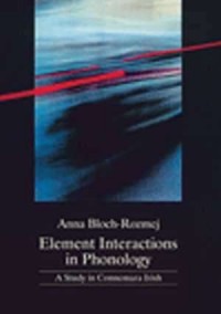 Element interactions in phonology. - okładka książki