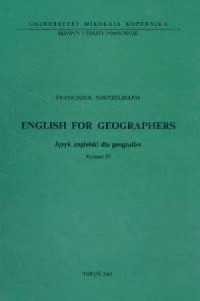 English for Geographers. Język - okładka książki