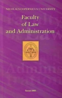 Faculty of Law and Administration - okładka książki