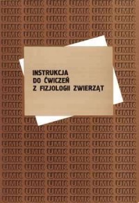 Instrukcja do ćwiczeń z fizjologii - okładka książki