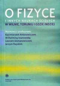 O fizyce i innych naukach ścisłych - okładka książki