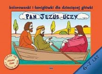 Pan Jezus uczy - kolorowanka - okładka książki