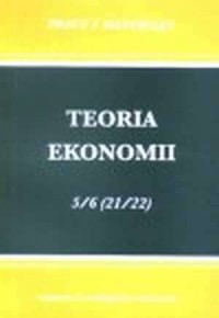Teoria Ekonomii 5/6 - okładka książki
