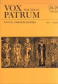 Vox Patrum. Tom 24-29/1993-1995 - okładka książki