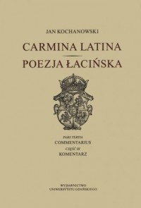 Carmina latina. Poezja łacińska - okładka książki