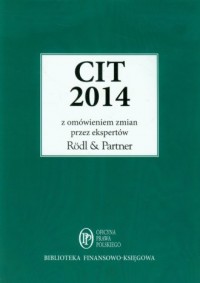 CIT 2014 z omówieniem zmian przez - okładka książki