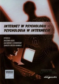 Internet w psychologii - psychologia - okładka książki