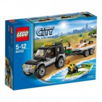 LEGO City. Terenówka ze skuterami - zdjęcie zabawki, gry