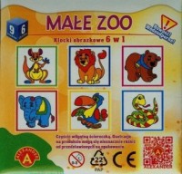 Małe zoo. Klocki obrazkowe 6 w - zdjęcie zabawki, gry