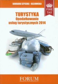 Turystyka. Opodatkowanie usług - okładka książki