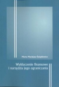 Wykluczenie finansowe i narzędzia - okładka książki