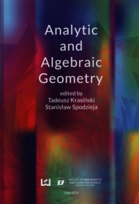 Analytic and algebraic geometry - okładka książki