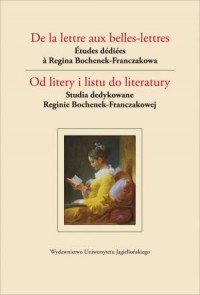 De la lettre aux belles-lettres/ - okładka książki