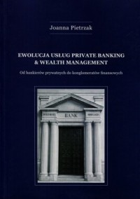 Ewolucja usług private banking - okładka książki