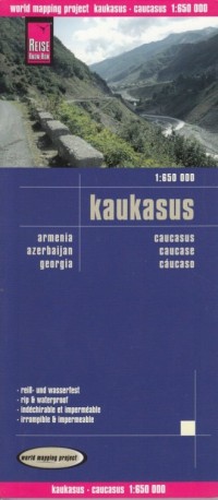 Kaukaz mapa (skala 1: 650 000) - okładka książki
