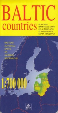 Kraje Bałtyckie mapa (skala 1: - okładka książki