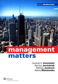 Management matters. Seria akademicka - okładka książki