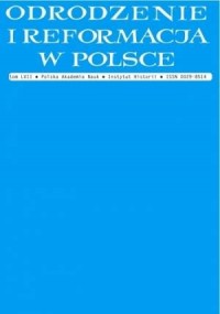 Odrodzenie i Reformacja w Polsce. - okładka książki
