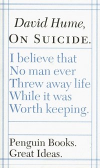 On Suicide - okładka książki
