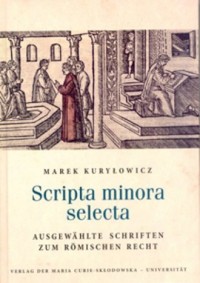 Scripta minora selecta. Ausgewählte - okładka książki