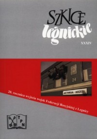 Szkice Legnickie. Tom XXXIV - okładka książki