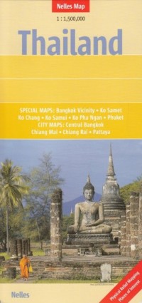 Tajlandia mapa (skala 1: 1 500 - okładka książki