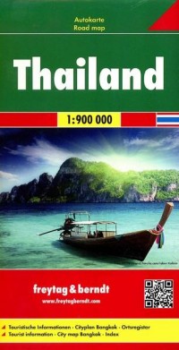 Tajlandia mapa (skala 1: 900 000) - okładka książki