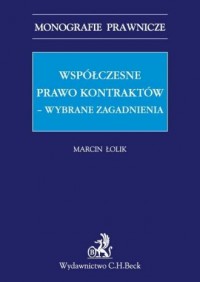 Współczesne prawo kontraktów - - okładka książki