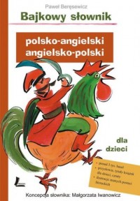 Bajkowy słownik polsko-angielski, - okładka książki
