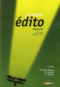 Edito B1. Język francuski. Podręcznik - okładka podręcznika