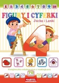 Figury i cyferki Jacka i Lenki - okładka książki