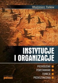 Instytucje i organizacje - okładka książki