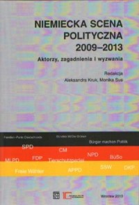 Niemiecka scena polityczna 2009-2013 - okładka książki