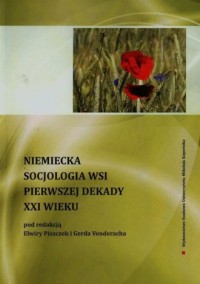 Niemiecka socjologia wsi początku - okładka książki
