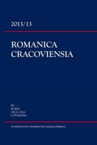 Romanica Cracoviensia 2013/13 - okładka książki