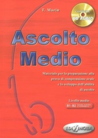 Ascolto Medio. Podręcznik B1-B2 - okładka podręcznika