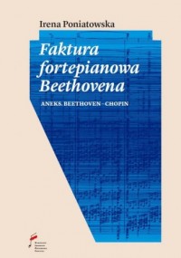 Faktura fortepianowa Beethovena - okładka książki