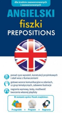 Język angielski. Fiszki. Prepositions - okładka podręcznika
